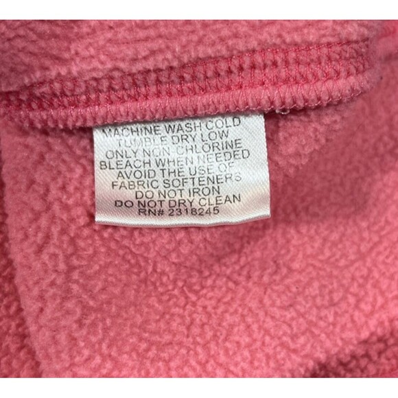 Vineyard Vines Womens Size XS Pink Full Zip Fleece Vest - Picture 5 of 6